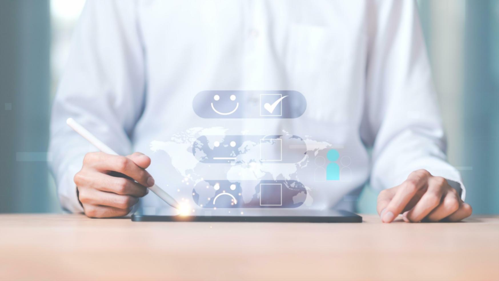 SEO specialist reviewing site performance data