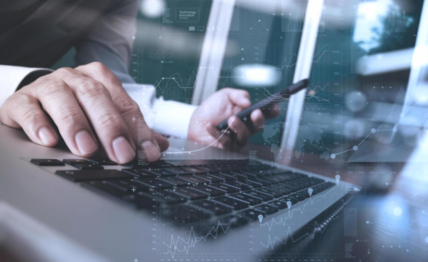 Detailed SEO audit session with keyword mapping on screen